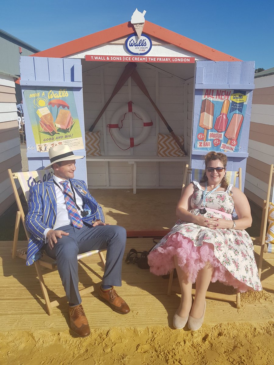 Stirlingsaysno's tweet photo. Goodwood revival. #goodbyeserious @walls https://t.co/6lSkNtGAbx