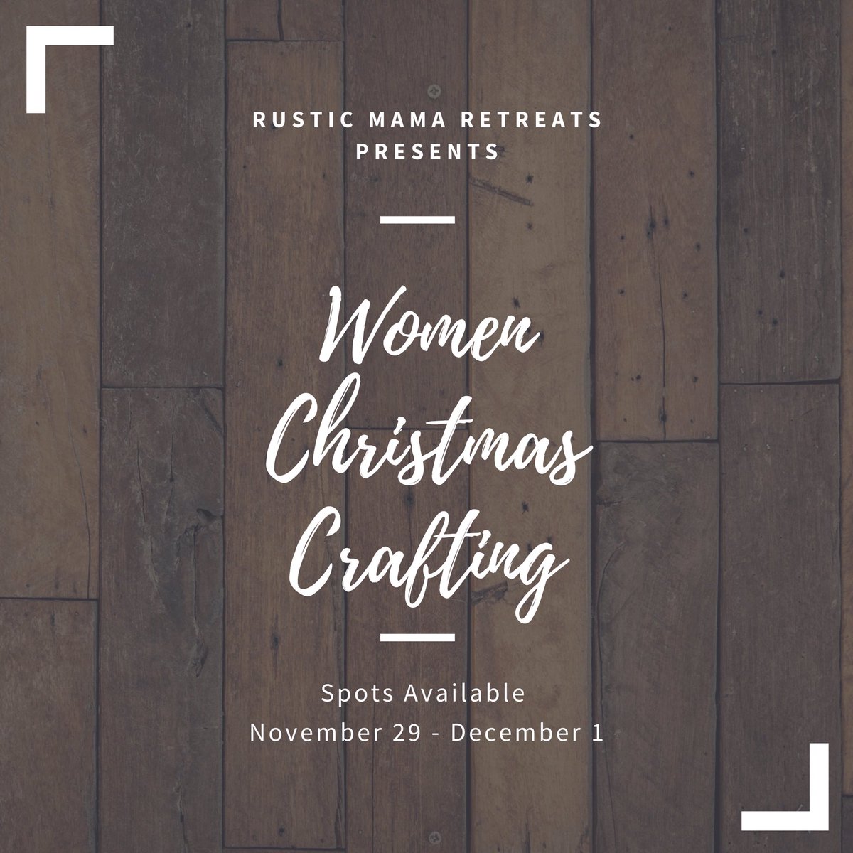 RusticMamas's tweet image. Over 50% SOLD! Don’t miss out! November 29-December 1, 2019 at @campminiyowe near #Bracebridge. #Christmas #Crafting