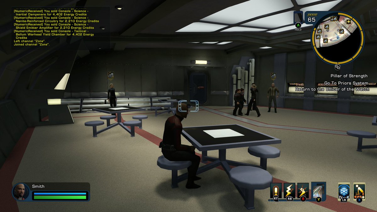 KeyonMS's tweet image. @trekonlinegame all alone in the mess hall of the #DefiantClass starship. Can&apos;t invite anyone... #ConsoleCaptains