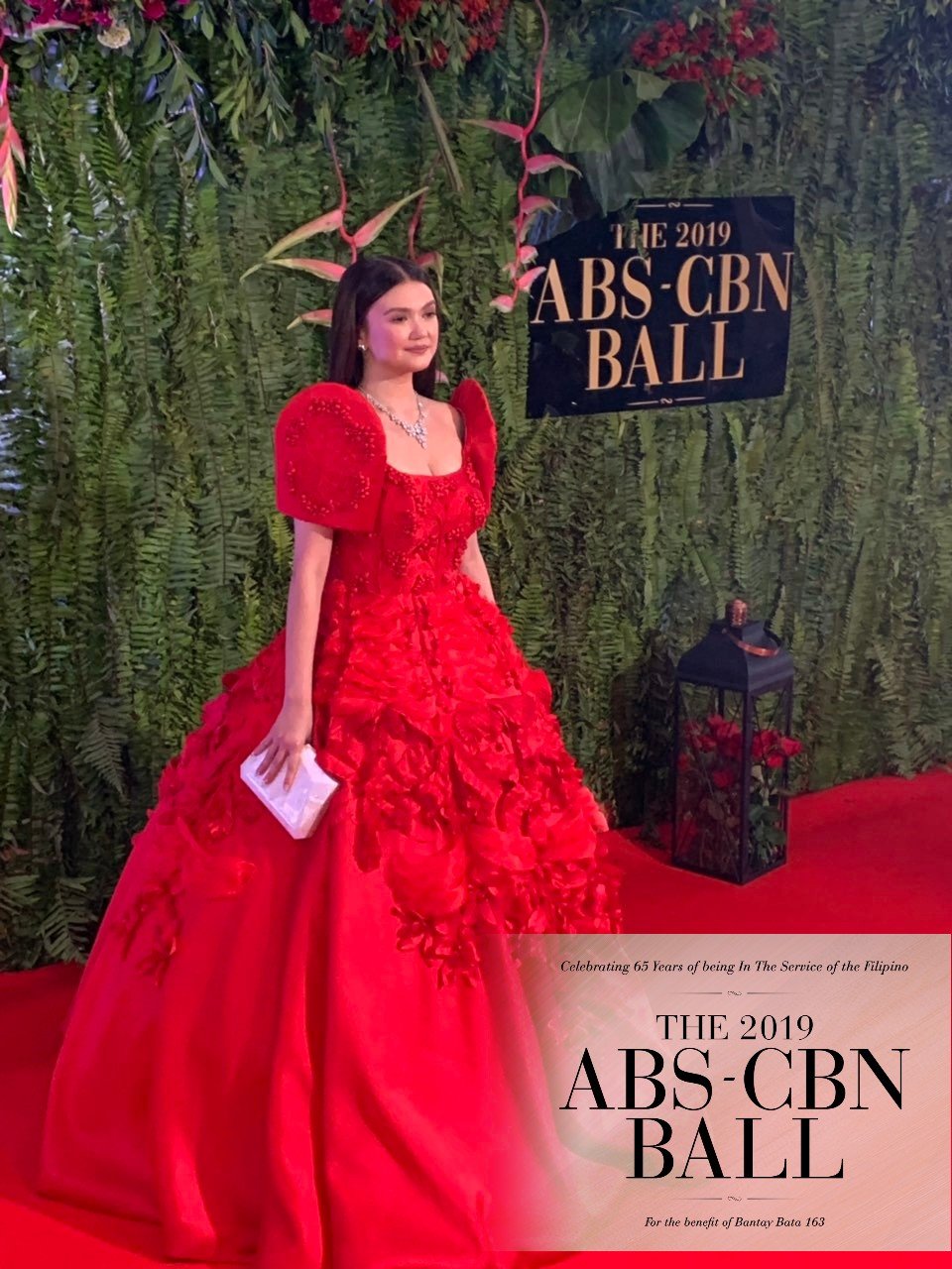 red filipiniana gown