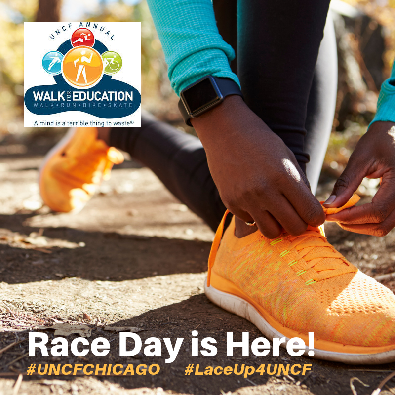 UNCFChicago's tweet photo. Can't join us today? You can still help with a donation. Visit https://t.co/z9WeZHwJbi to find out how. #LaceUp4UNCF #UNCFChicago #AMindis https://t.co/FBlBUJzeVK