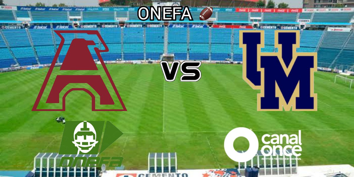 TVDELDEPOR1's tweet photo. #ONEFA - #touchdowndenelonce
#AguilasBlancas vs #PumasCU 📲 #IPNvsUNAM ⏰ ahora 📺 @CanalOnceTV con:
🎙 @trejogaray
🎙 @EduardoHVision
🎙 @mgarciaa23
🎙 @ABSOLUTALX https://t.co/T6pJzoT3VA