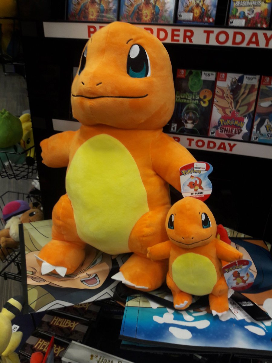charmander plush gamestop