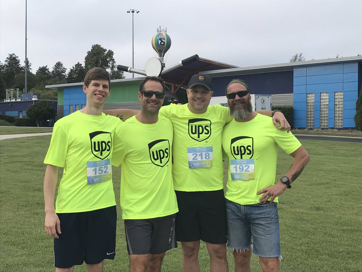 Etmeadows465's tweet photo. Great morning to raise money for Victory Junction! #Runtovictory #TeamUPS #Fr8Upsers #liveunited @FreightUPSers @UPS @UPS_News https://t.co/AMhVWrL4lh