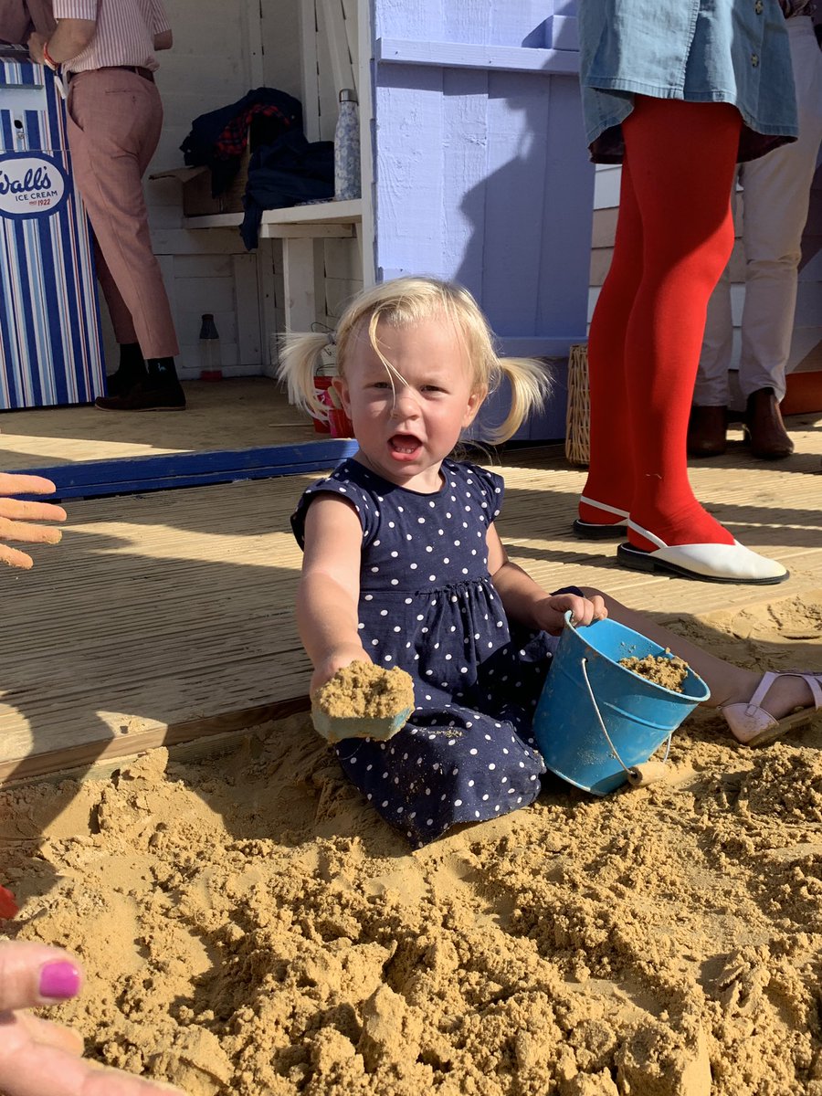 NicolaDavis1987's tweet photo. Building sandcastles at goodwood revival @walls #goodbyeserious https://t.co/lG8BrA26gJ