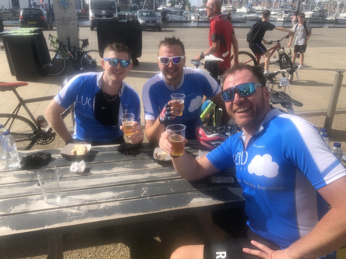 LucidITSystems's tweet photo. Lucid cyclists complete the #CraftedClassique great event, great weather, great flapjack and great beer. Whatβs not to like! https://t.co/f7pahjUfas