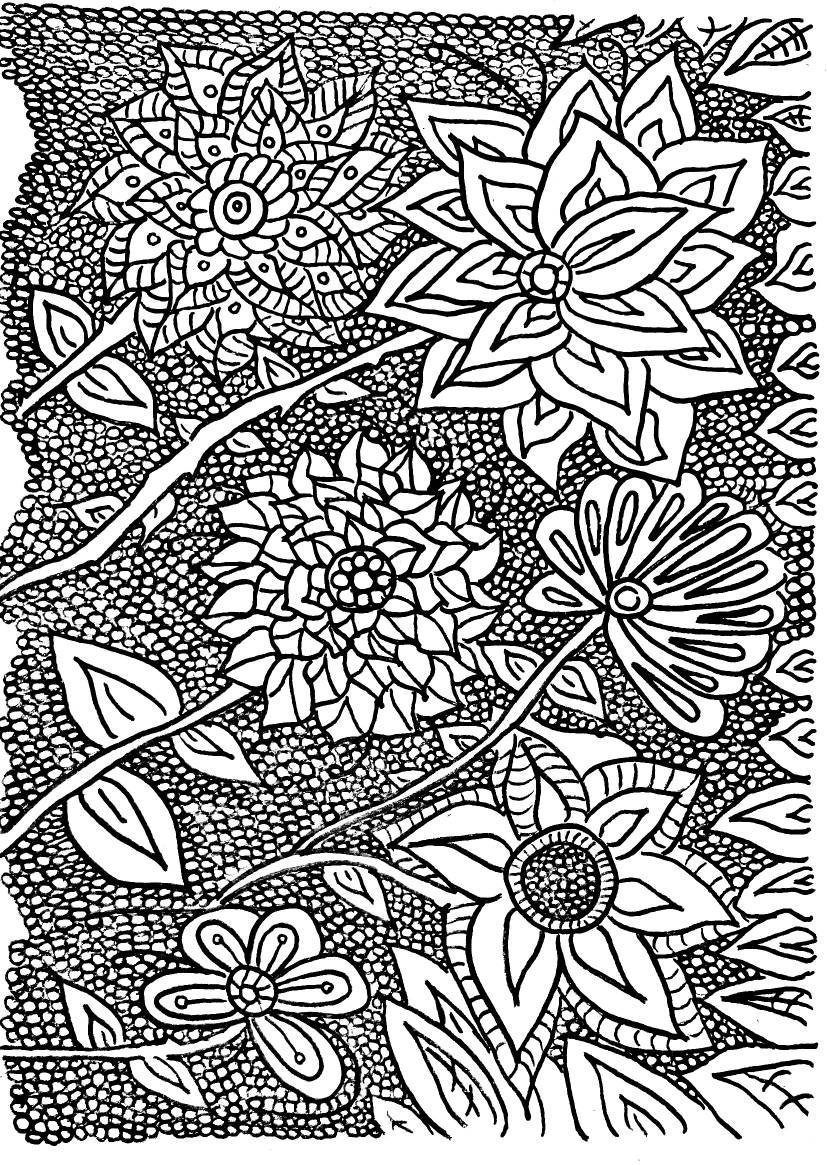 Excited to share the latest addition to my #etsy shop: Doodle design of flower by Yurizuru #art #print #digital #doodle #drawing #illustration #paper etsy.me/2AfpPVv