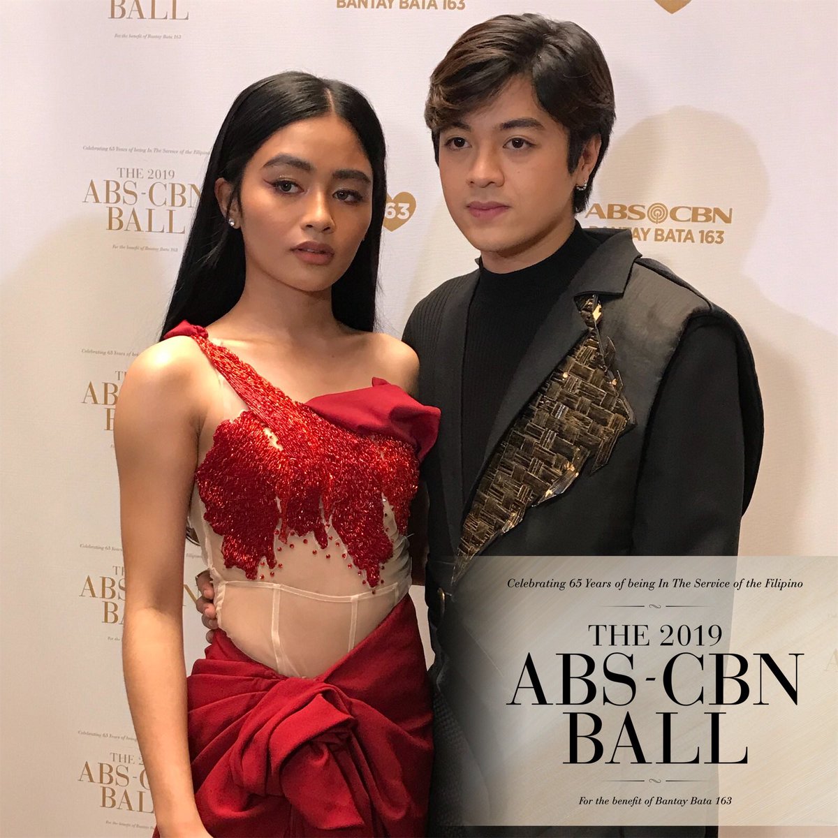 myxglobal's tweet photo. . @vivoree and @hashtag_CK at the #ABSCBNBall2019 https://t.co/sW1UmYqjAJ