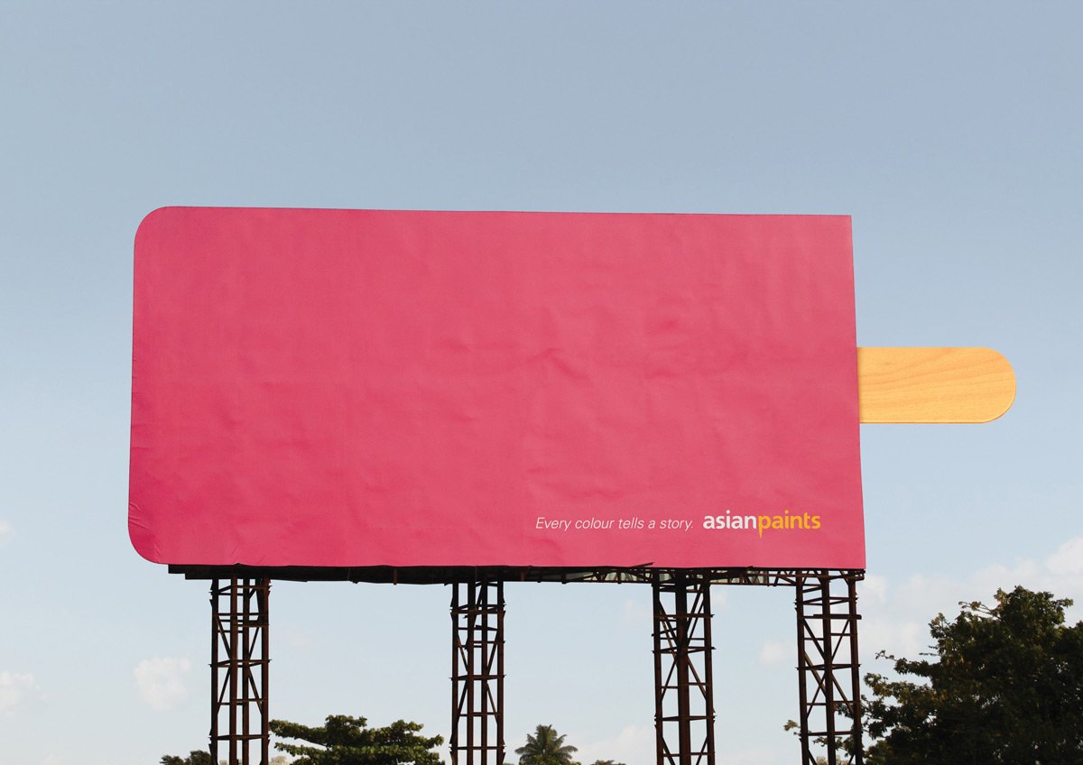 'Har ghar kuch kehta hai' and also 'every colour tells a story' - outdoor from a few years ago for  @asianpaints by  @Ogilvy  #AdArchives  #advertising