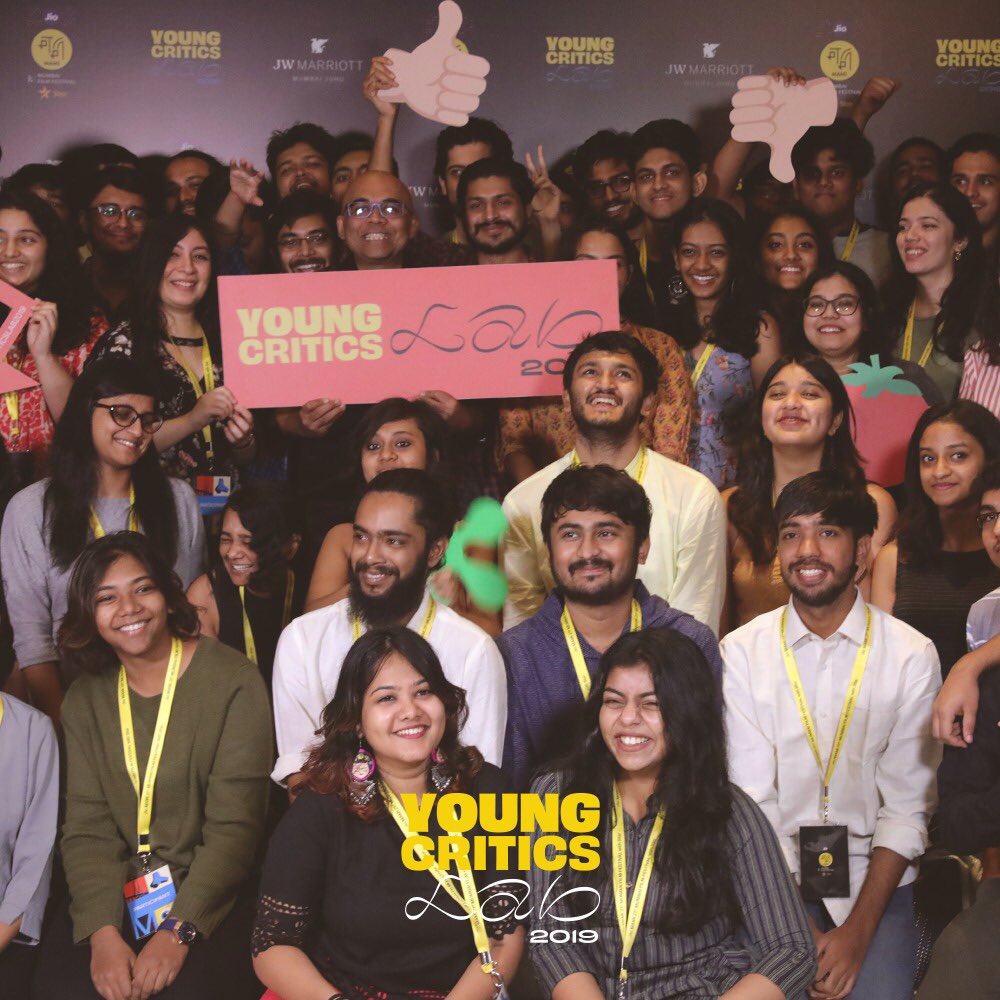 MumbaiFilmFest's tweet photo. It’s been a day of reflection and connection with the larger world of cinema. More from #YoungCriticsLab2019 coming up tomorrow. Be sure to join us bright and early at #JioMAMIWithStar2019.

#YoungCriticsLab #MumbaiFilmFestival #FilmCritics #BaradwajRangan #Cinema #Film https://t.co/LRKAYASjrJ