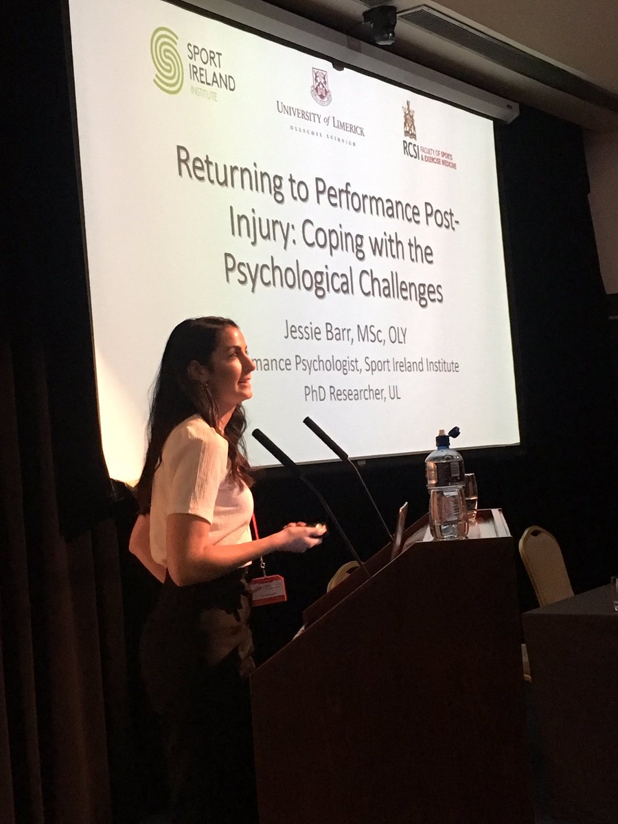 RichardEgan13's tweet photo. #FSEM2019 Jessie Barr talking about psychological challenge of returning to play after injury https://t.co/RMkG0rwDs3