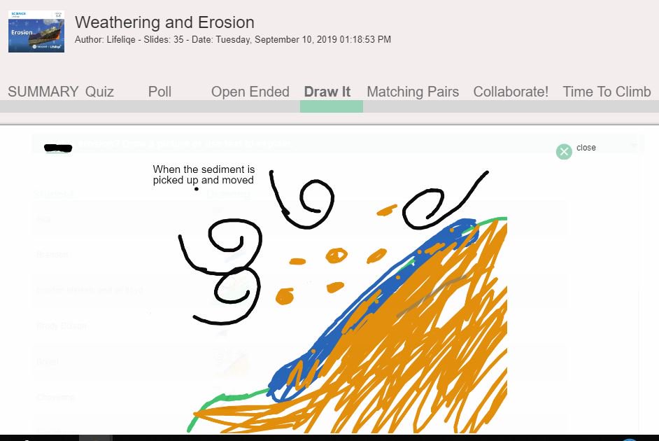 Crys_Bennett's tweet photo. @nearpod has to be my favorite new technology tool! EVERY single student was engaged. We were able to see erosion through a virtual field trip to Spain! Nearpod takes best practices and develops amazing lessons. #engagedandlearning #ccsd20by20 @CherokeeSchools @ITSCCSD @BGESTEM https://t.co/fkFMgz45cS