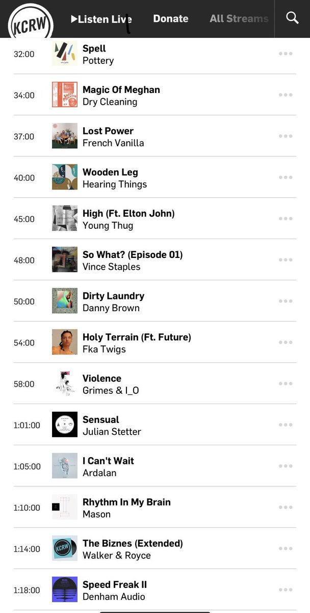 Thanks for the spin <a href="/TravisHolcombe/">Travis Holcombe</a> we were pumped to hear from LA friends that Hearing Things was on <a href="/kcrw/">KCRW</a>