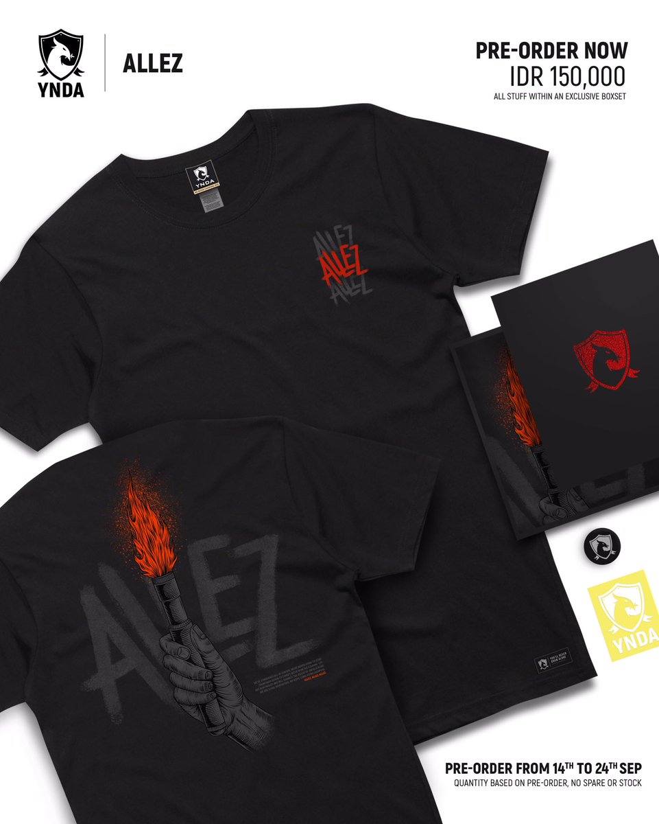 Pre-Order Now Open!
.
YNDA: Allez, Allez, Allez!
Available size: S, M, L, XL, XXL, 3XL
Price: IDR150K
.
Order via: 
SMS/WA 0877 2772 1301
.
Pre-order from 14th to 24th Sep. Quantity based on pre-orders, no spare or stock. so dont be missed!
.
#LFC #YNWA #YNDA #Liverpool #6Times