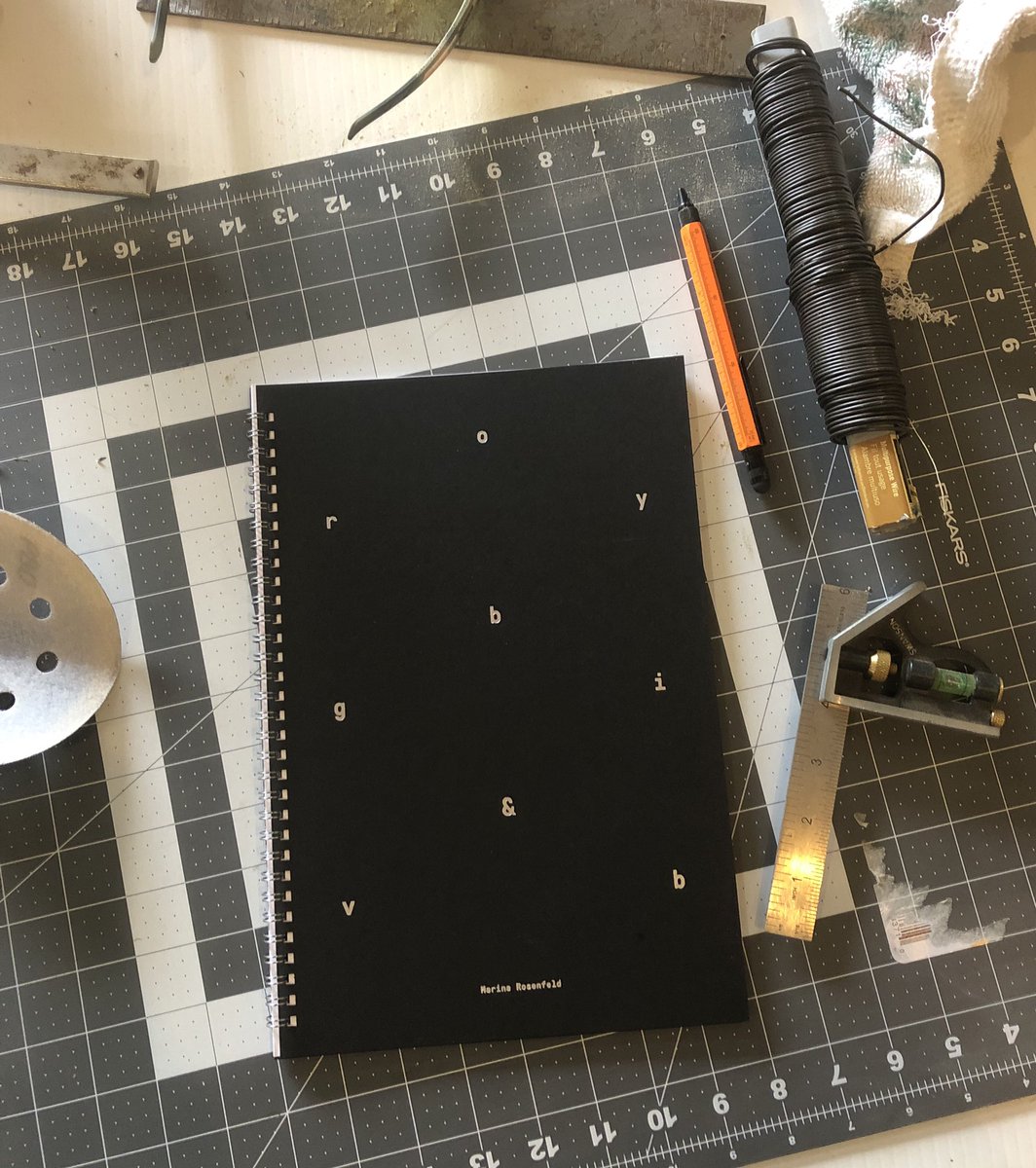 runoffeditions's tweet photo. Book signing &amp; launch tonight @PRINTED_MATTER with Marina Rosenfeld #artistbooks #composers #wireObinding #foilstamp #marinarosenfeld #roygbiv https://t.co/9Uyd5epvQN