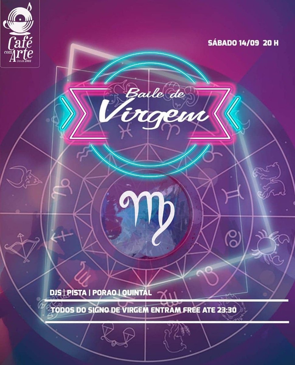 cafecomartepa's tweet photo. ♏SORTEIO♏

Valendo 1 ingresso + balde de cerveja devassa de 600ml para a festa Baile de Virgem. Ta afim? RT pra participar com a tag #BaileVirgemNoCafe 

Resultado sai hoje às 18h. https://t.co/dWi2QB2uGQ