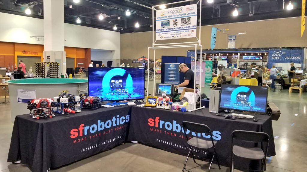 It's <a href="/MkeMakerFaire/">Maker Faire MKE</a> Time!  Check out our @AUVSIFoundation <a href="/seaperch/">SeaPerch</a> ROVs, <a href="/matecenter/">MATE ROV Competition | MATE II</a> ROVs and try our <a href="/BlueRobotics/">Sharika Yuricic</a> <a href="/marinesim/">Marine Simulation</a> simulator.  <a href="/NavyLeagueUS/">Navy League U.S.</a>