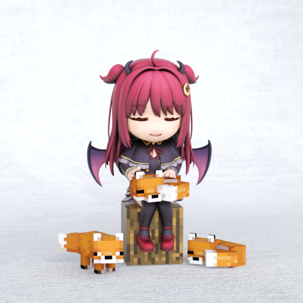 「?ロアちゃんとキツネ?
#ロアート 」|InabaTewi@にじそ07・wf2023sのイラスト