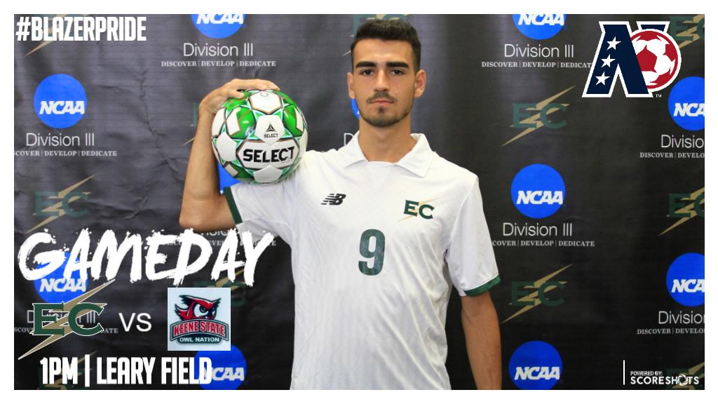 ElmsBlazers's tweet photo. Men's Soccer hosts Keene State today at 1:00PM on Leary Field. Come out and support your fellow Blazers. @ElmsCollege @ElmsCollegeAlum @ElmsBlazersMSOC @NECCathletics #BlazerPride #ThisIsLeary https://t.co/hpdEycbdld