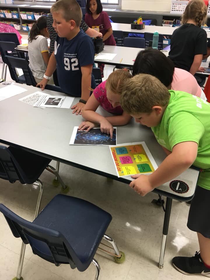 CENTRALINT238's tweet photo. Breakout in Math class! The students had to solve problem to unlock the box. #TitanNation https://t.co/QRvZipki2P