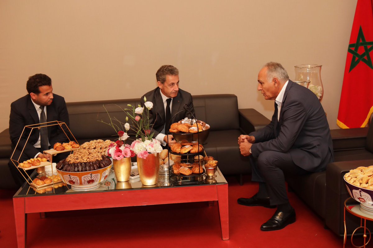 Immense privilège et grande fierté d’être en compagnie du Président <a href="/NicolasSarkozy/">Nicolas Sarkozy</a> , invité d’honneur de Salaheddine Mezouar et de la Confédération Générale des Entreprises du Maroc 🇲🇦 🇫🇷