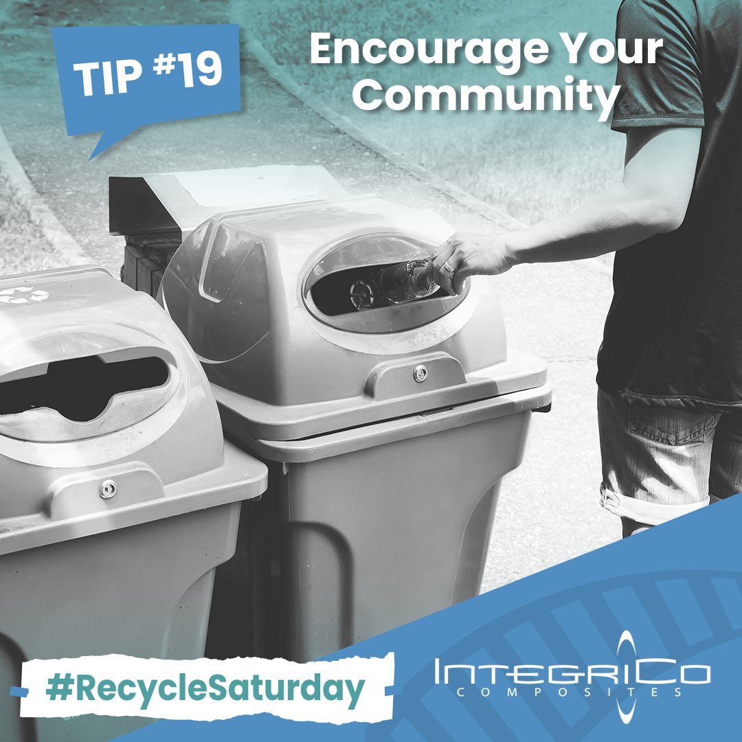 IntegriCo_'s tweet photo. Looking for ways to encourage your community to recycle? To make recycling an easy option, strategically place clearly labeled recycling bins next to trash cans in parks, parking lots and plazas. #RecycleSaturday https://t.co/dAOHtDHmNg