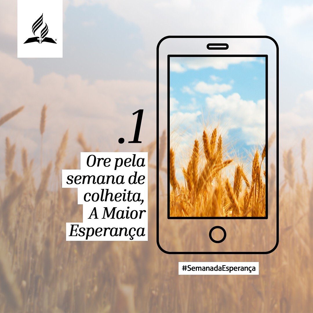 T7adventista's tweet image. Hoje iniciamos os Motivos de Oração para a #SemanaDaEsperança

Estaremos do dia 14 ao dia 20 de setembro intercedendo por essa semana. 🙏🏻
Participe você também!

#OPoderdaOração
#intercessão 
#AMaiorEsperança