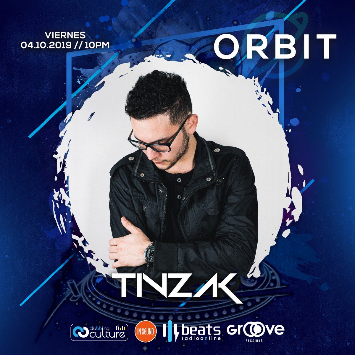 tinzakdj's tweet photo. 4to y último DJ para #Orbit 🛸🚀 mañana anunciamos lugar y venta de entradas 💥💥
.
#tinzak #dj #radiohost #spacecraft #radioshow #beatsradioonline #house #progressivehouse #techno #progressivetechno #music #electronicmusic #gig #djset #djlife #djlifestyle https://t.co/g6H7Rro5Nw