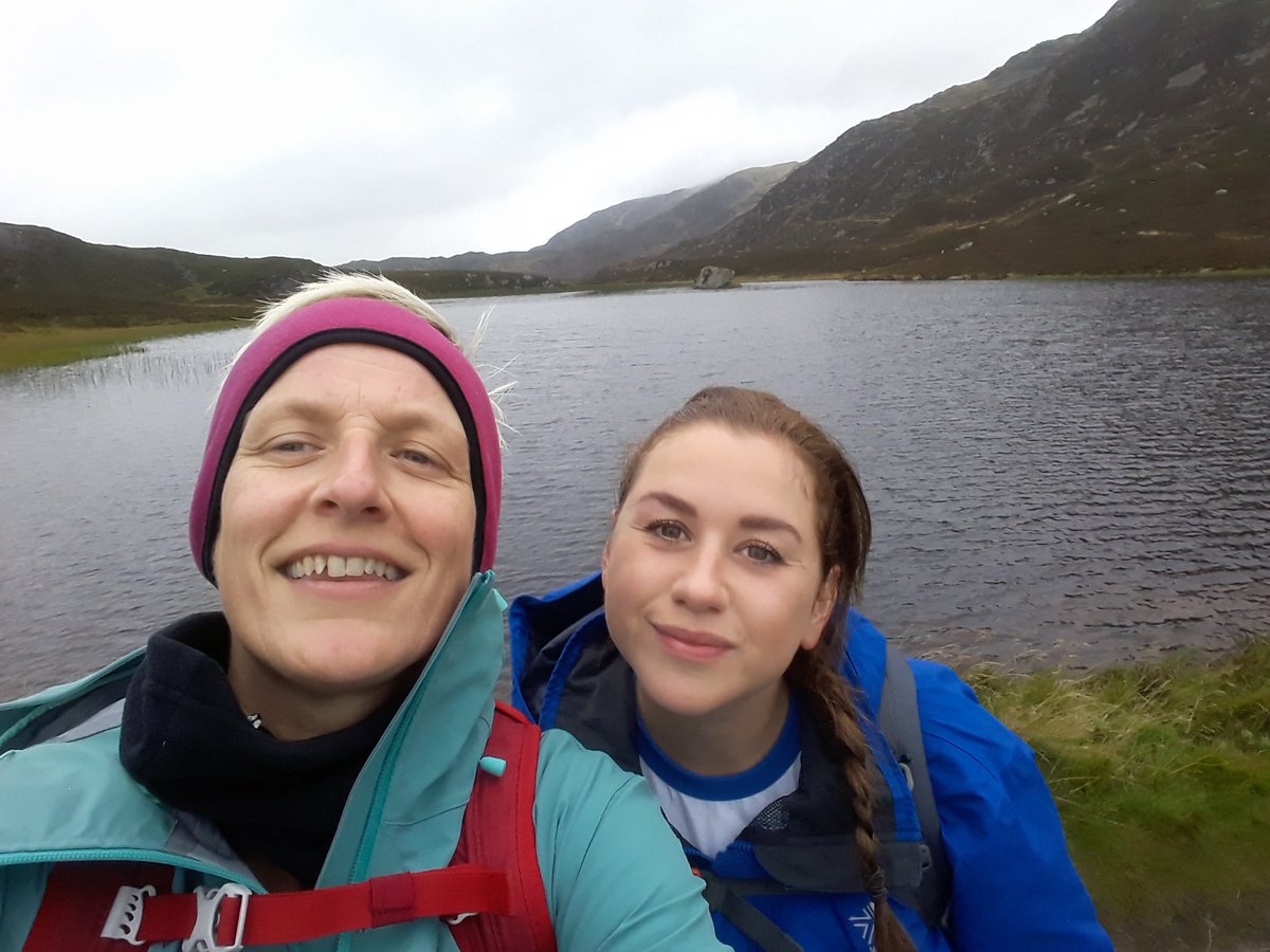 CathToovey's tweet photo. Me and my mate Jess walking for 24 hours in the highlands raising money for MIND mental health charity.  Just setting off for night time walk! https://t.co/t87pKatENE
