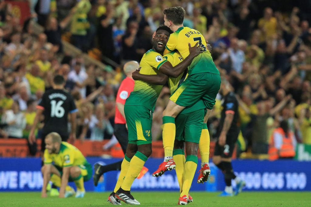 BBCSport's tweet photo. "A special day for us and for the club, against one of the best teams in the world"
Squad depleted, up against it... but Norwich City tore up the script to stun Man City.
Read all about it
๐ https://t.co/HmRQyAmilS #NCFC #NORMCI https://t.co/4SeUVqjIRf