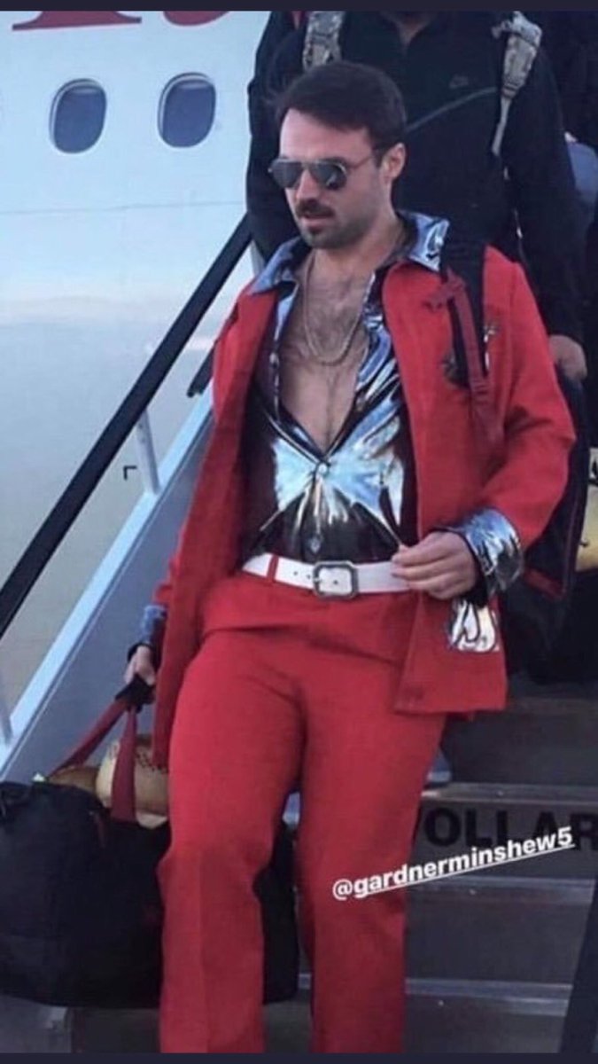 SportsLine's tweet image. Gardner Minshew arriving in Houston... 👀😎