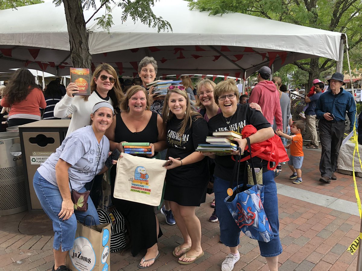 What a weekend of amazing authors! I can’t wait to put these books on the shelves <a href="/CBBridgeValley/">Bridge Valley Elem</a>! From <a href="/bradmeltzer/">Brad Meltzer</a> at <a href="/DoylestownBooks/">Doylestown Bookshop</a> to #PPLBookFest! Love this librarian squad! <a href="/CBLibraries/">CBLibraries</a>