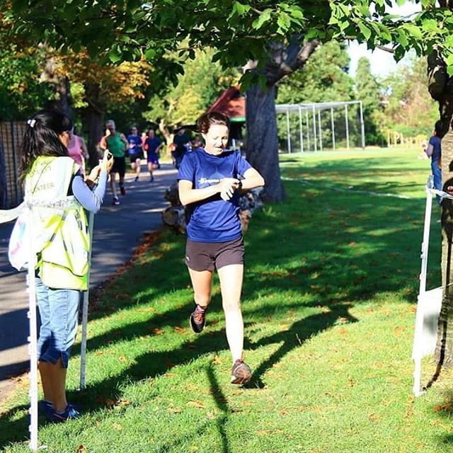 Enjoythelongrun's tweet photo. First parkrun in a while where I really cared about the time - beautifully demonstrated in this finish photo from today!

Hadn't really decided how to run it, but I was feeling good and early on decided to try for a faster one. Where previously I've slow… https://t.co/KEBnYzr69D https://t.co/rKkrqDFQN9