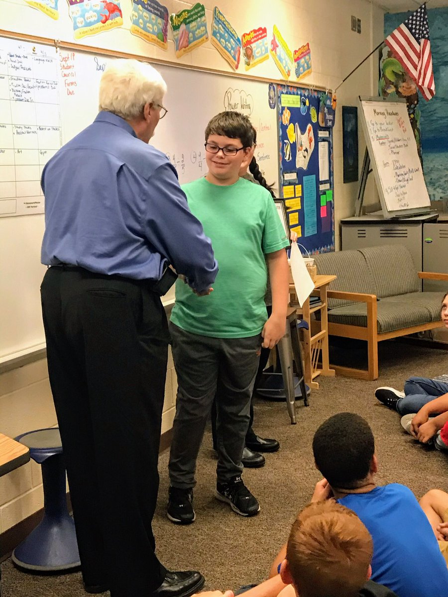 RiverviewTigers's tweet photo. Congratulations to RV’s September Student of the Month, Caleb M.! #RiverviewLearns #ElkhartSchools @ElkhartSchools https://t.co/Ttlccla98j