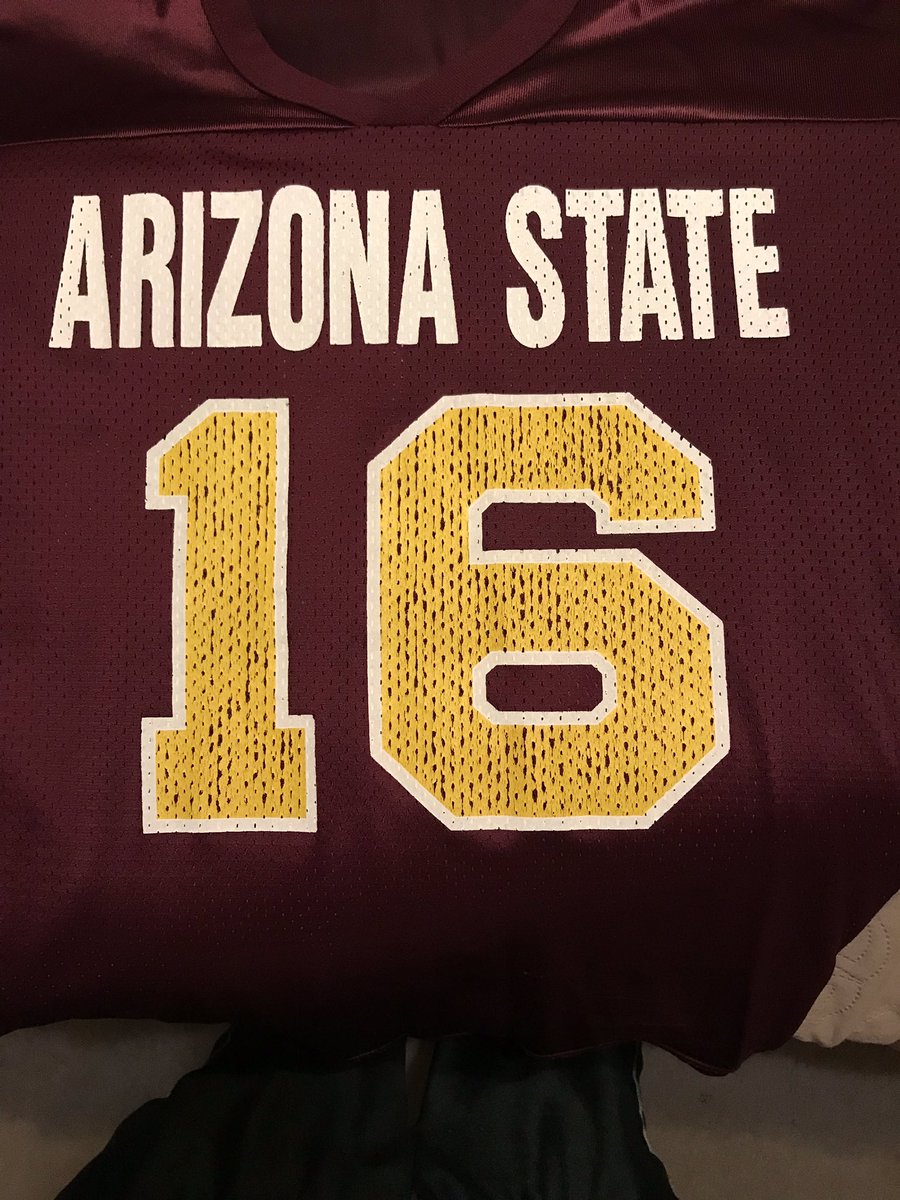pompa311's tweet photo. Breaking out the classic jersey, much needed for this big game today. @snakestakes @mnp0402 😈🔱😈 #ASU #GoDevils #ForksUp https://t.co/kWJJTU3Paw