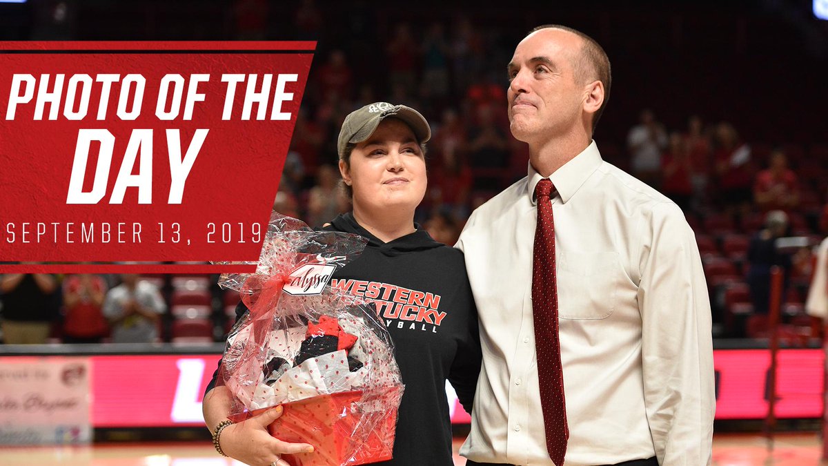 WKUVolleyball's tweet photo. Last night was incredible for so many reasons, but having @cavanaugh7 there with us was was truly special! ๐งก
#Win124 | #IBelieveInAlyssaCavanaugh https://t.co/GB3S23k6Va