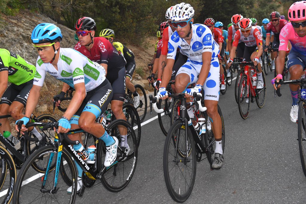 decathloncmacgm's tweet photo. 🇪🇸 @lavuelta - Etape 20 / Stage 20

🔵⚪🔵⚪🔵⚪🔵⚪🔵⚪🔵⚪🔵

@GeoffBouche ramène le maillot à pois à Madrid

🔵⚪🔵⚪🔵⚪🔵⚪🔵⚪🔵⚪🔵
⚪🔵⚪🔵⚪🔵⚪🔵⚪🔵⚪🔵⚪

@GeoffBouche is taking the KOM jersey to Madrid

🔵⚪🔵⚪🔵⚪🔵⚪🔵⚪🔵⚪🔵

#allezALM - ©️ @GettySport https://t.co/sxCU9q68PW