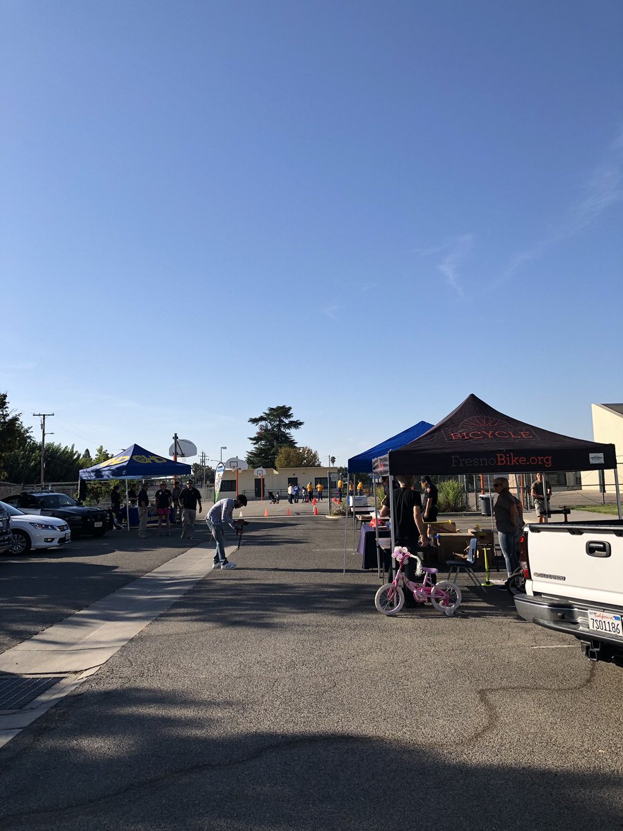 Stars4Steph's tweet photo. Bike Rodeo! Safety, snacks, an so much fun! Free event today at Ann Leavenworth Elementary from 9-11! @ChpFresno @principalpiedra https://t.co/U6k14NfMkA