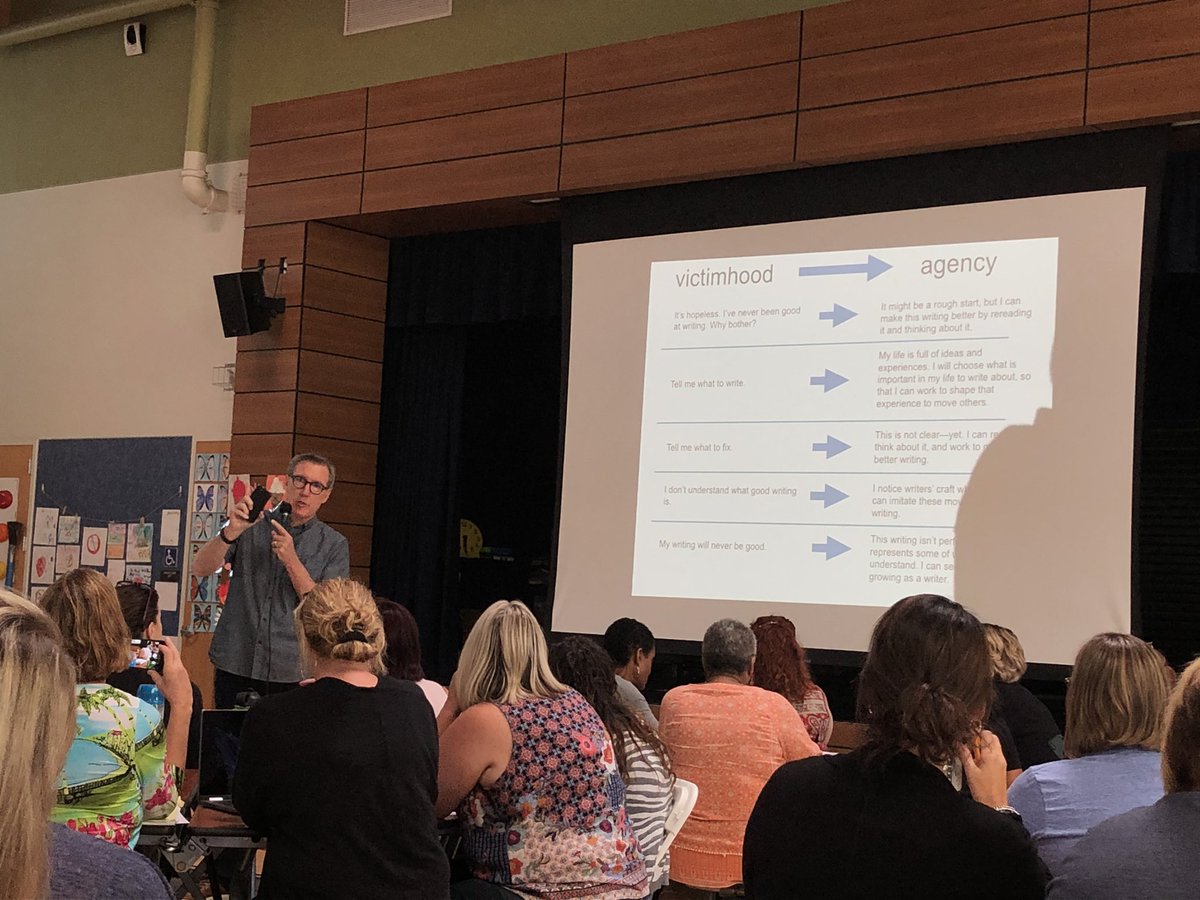 NerdUpNow's tweet photo. Spending the day with the Area Writing Project’s #A3WP special guest @KellyGToGo Kelly Gallagher, reading and writing guru extraordinaire. Will bring back his treasures of teaching wonderfulness to @FolsomCordova, my earnest young 7th graders, and my PD attendees region-wide. https://t.co/PthMtTXvcx