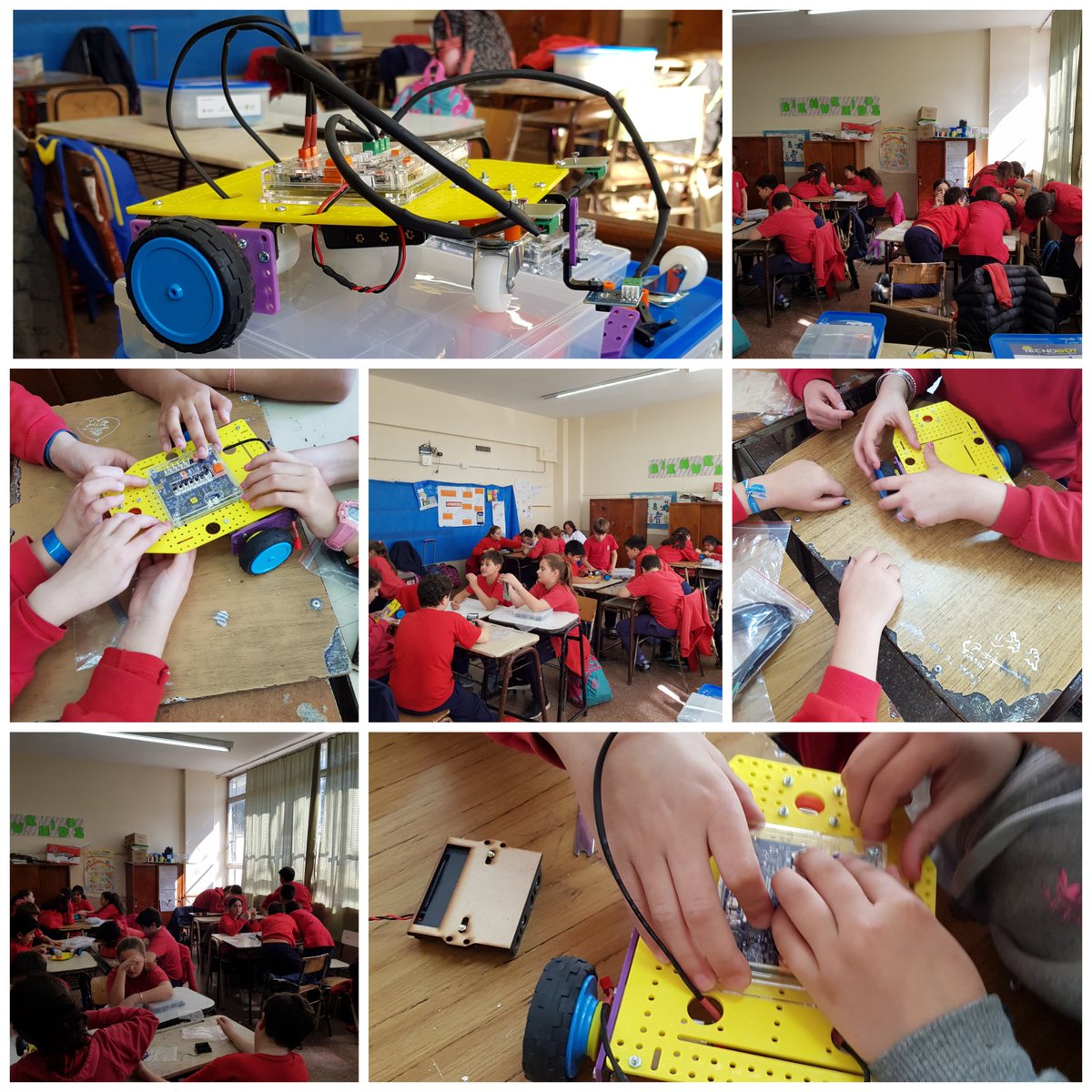 baedurobotr13's tweet photo. ✔️Ayer festejamos el #DíaDelProgramador dictando un taller de #programación y #robótica en la EP N°63 con los chicos de 5to. 🤖⚙️🔧💻
Hermosa jornada en la que contamos con la visita de nuestro ministro de educación @gzinny
#ProgramoMiLugar
@BAeducacion
@BAConectados https://t.co/0G9Jv9accp