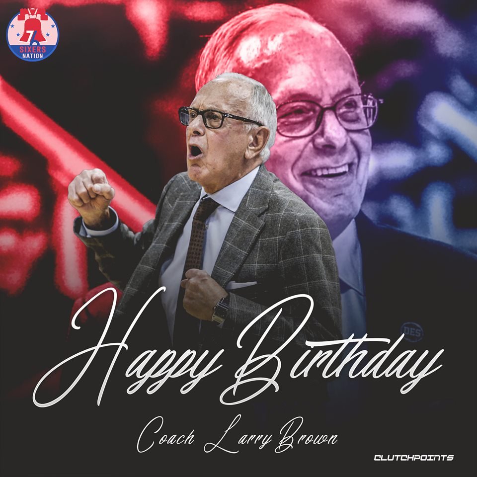 Happy 79th birthday coach Larry Brown!  