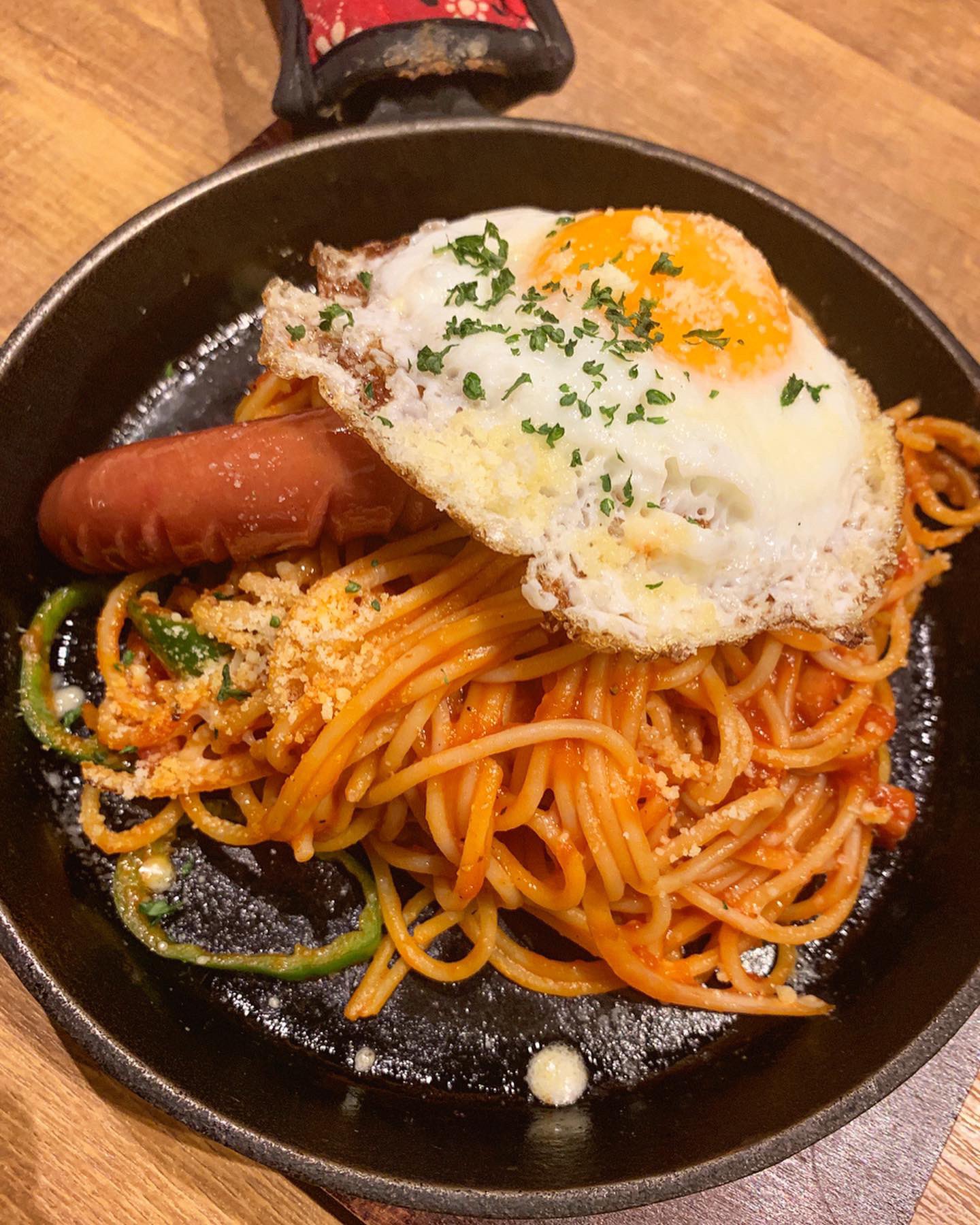 西 遼馬 兵長 Na Tviteru 大好きなナポリタンに目玉焼きのトッピング 最高す 何を食べても美味しい幸せ ﾉ そんな大型連休中 パスタトクマツ トクマツ 鉄板スパゲッティー 焼きナポリタン 目玉焼きトッピング 最高 アホスパ ニンニク