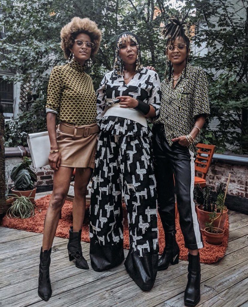 autumn_adeigbo's tweet photo. How amazing did @tiffanymbattle style our Giada blouse and pants for this #nyfw look alongside @cocoandbreezy ๐โจ๐ค #culturecolorconscience #AATribe #GlobalGirls https://t.co/16MZqBnvr8