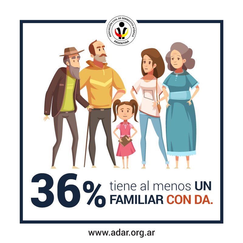 ADAR_oficial's tweet photo. Día Mundial de la Dermatitis Atópica  #DíaMundialDA19 #AtopicEczemaDay #ADAR  #WDAD19 @EFA_Patients  @TodoDermatitis @IADPO @DermatitisJourn @DermaWorld @somosAADA @pielsana_aedv @AEPSOarg @silviafbarrio https://t.co/xIH4HZQOiV