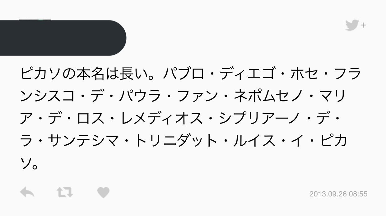 ピカソ 本名 ツルハシ