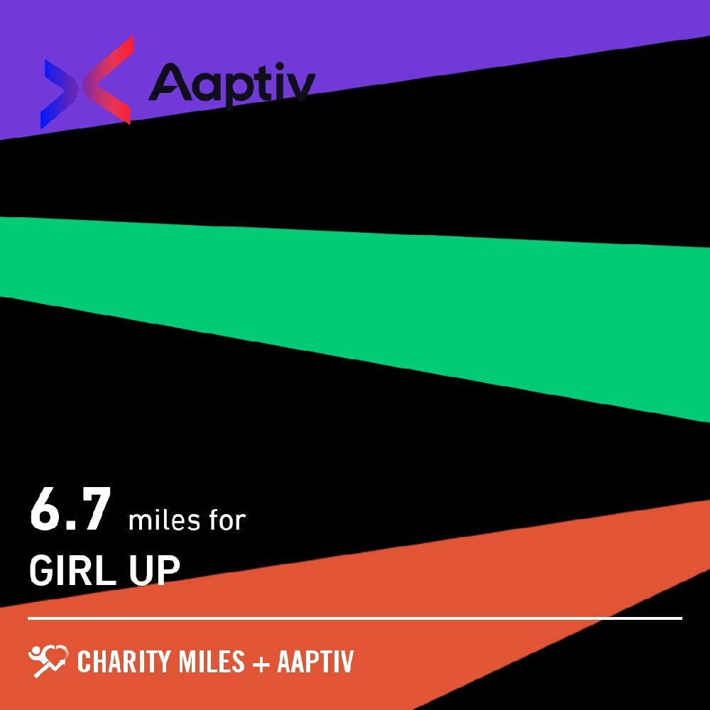 SparklicAcid's tweet photo. 6.72 @CharityMiles for @GirlUp. Thx @Aaptiv for sponsoring me! https://t.co/amX78IwLzt
https://t.co/bZkga8hzDP https://t.co/JPmQrkeVhL
