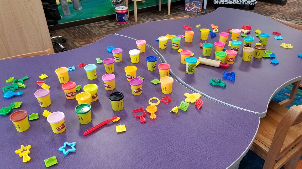 library_sd's tweet image. Did you know playdoh was first created as a wallpaper cleaner in the 1930s?