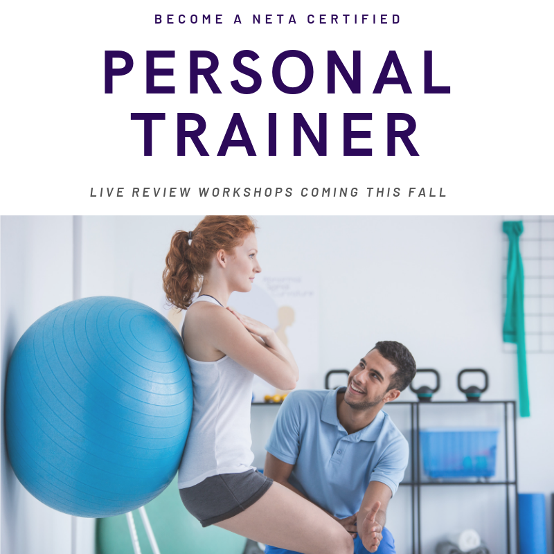 NETAFIT's tweet image. Earn your NCCA-accredited Personal Trainer Certification at a live NETA workshop this fall! Visit NETAfit.org/workshops or call 1-800-237-6242

#netacertified #personaltrainer #fitnessindustry #netafit #netaworkshop