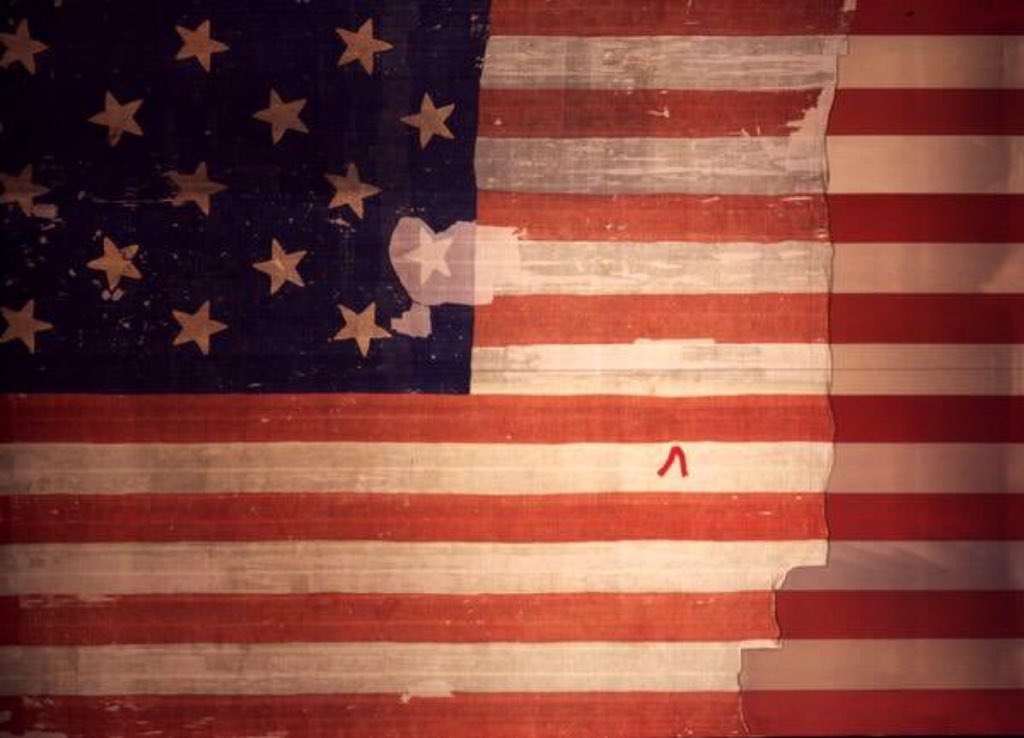 Star-Spangled Banner that flew over Fort McHenry through battle and victory 205 years ago today. #NMAH