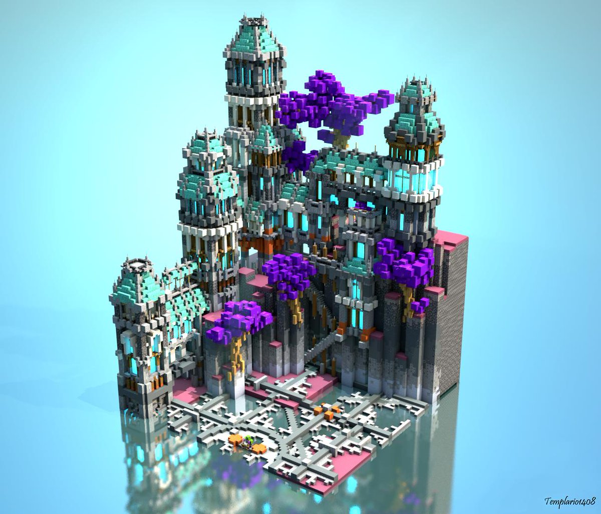 Matthieu0397's tweet photo. Little plot built on @Aurelien_Sama 's server for fun
Render by @Templario1408 
#Minecraft #MCBuild https://t.co/7Qb8bEJOJH